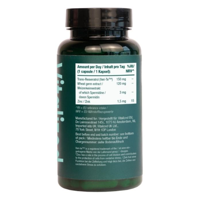 Vitalized Spermidine & Resveratrol