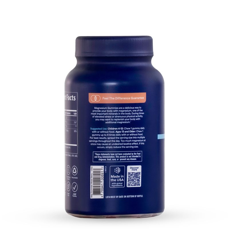 Trace Minerals Magnesium Gummies Sukkerfri Blandede Bær