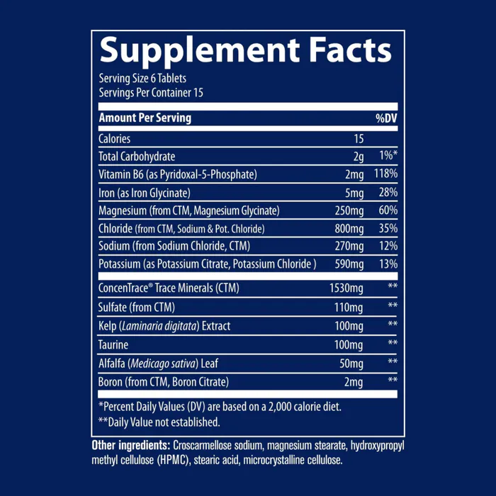 Trace Minerals Elektrolytt Stamina Tabletter