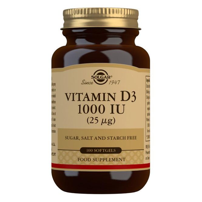 Hovedbilde Solgar Vitamin D3 1000