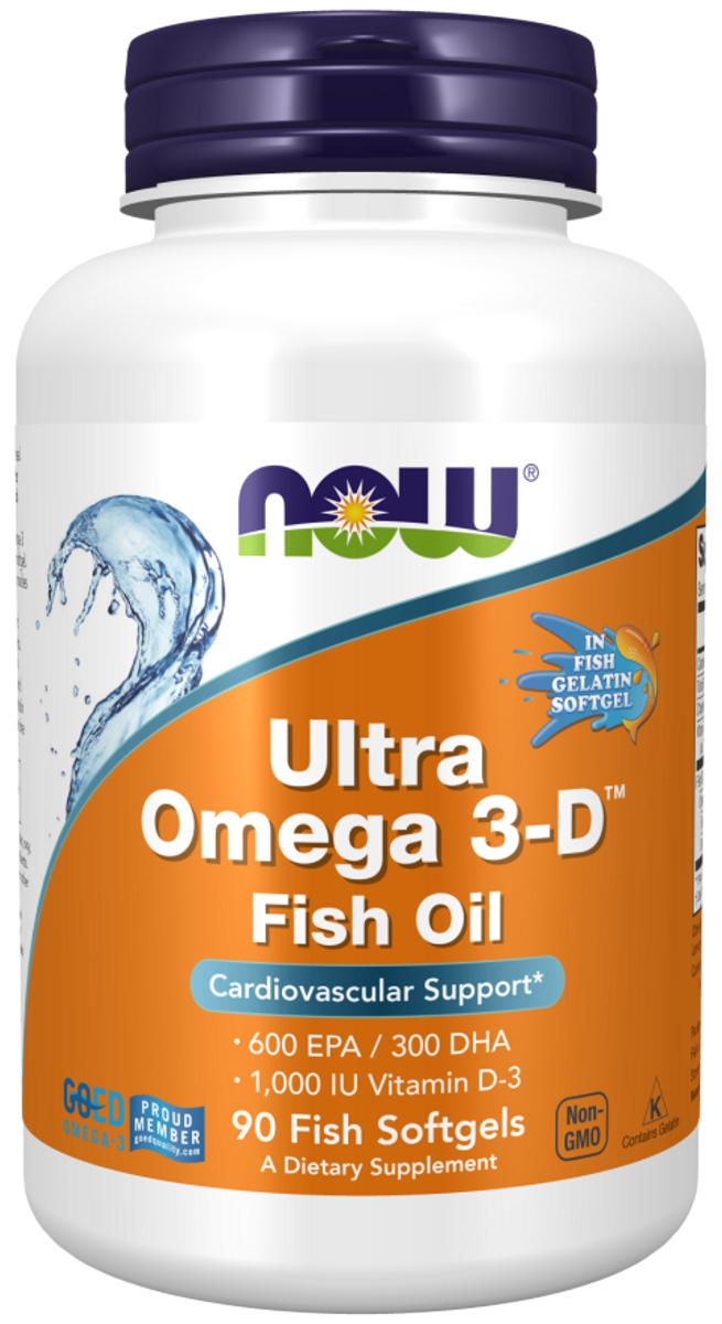 Kjøp kosttilskuddet NOW Ultra Omega-3-D - kr 399 - vitaminX