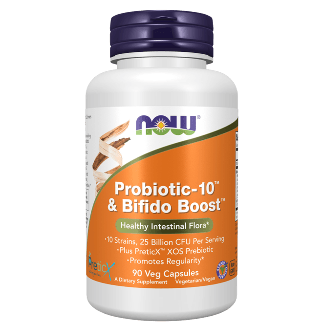 Hovedbilde NOW Probiotic-10 & Bifido Boost