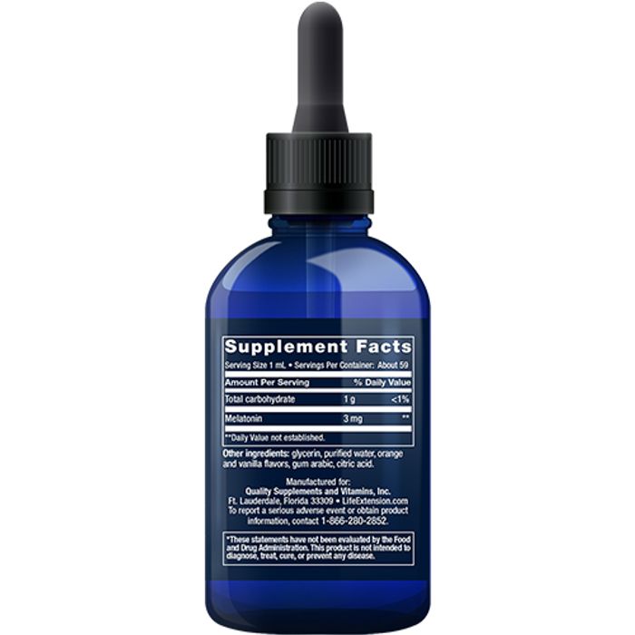 Life Extension Hurtigvirkende Flytende Melatonin