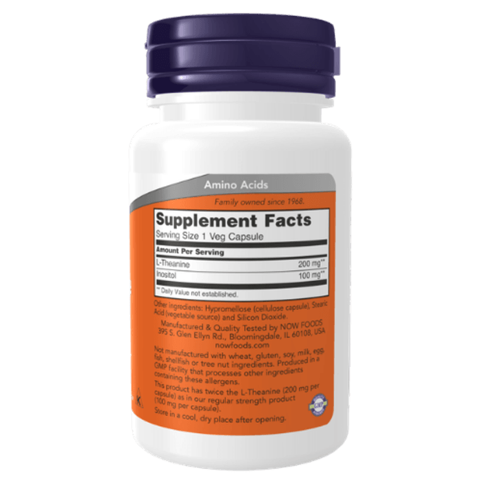 NOW L-Theanine 200mg