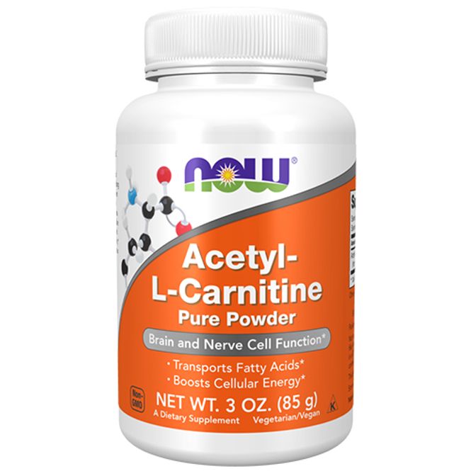 Hovedbilde NOW Acetyl-L-Carnitine Pulver