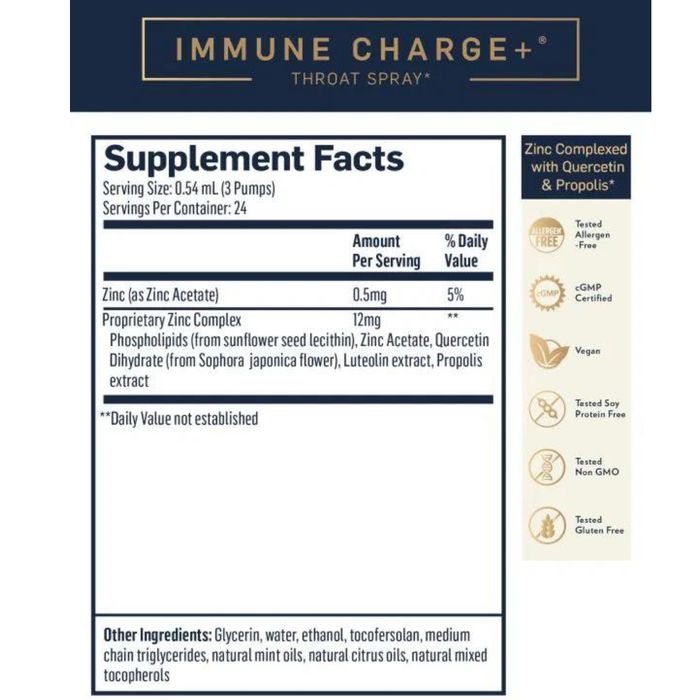Quicksilver Immune Charge+® Throat Spray