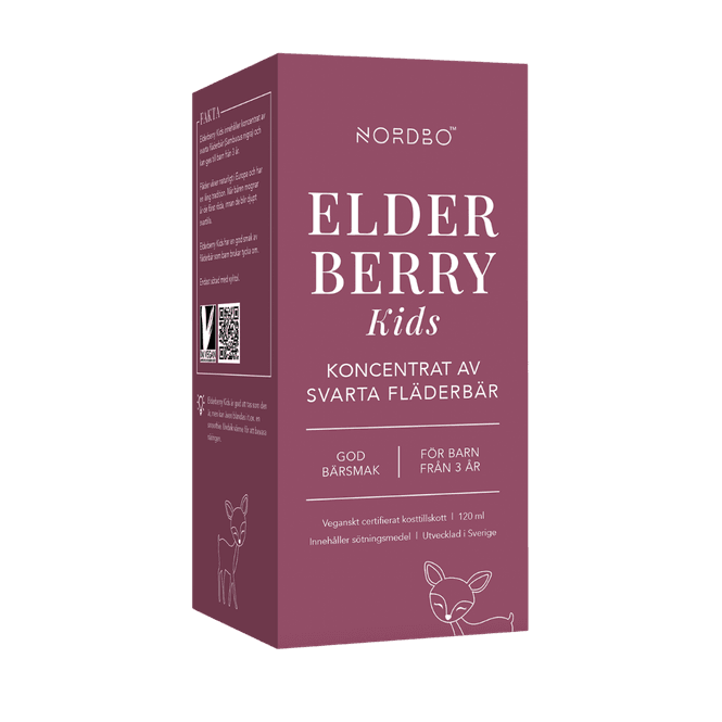 Hovedbilde NORDBO Elderberry Kids 120ml