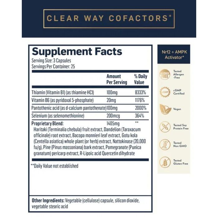 Quicksilver Clear Way Cofactors®