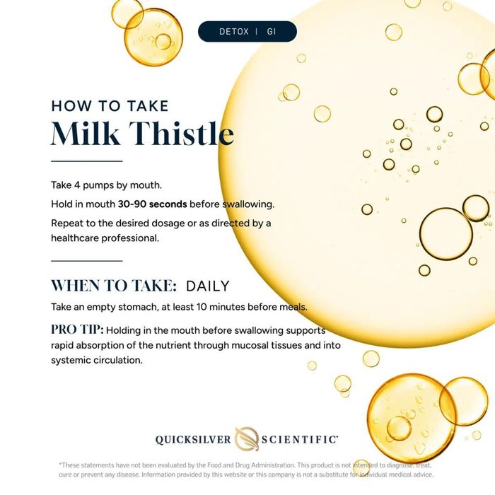 Quicksilver Nanoemulsified Milk Thistle