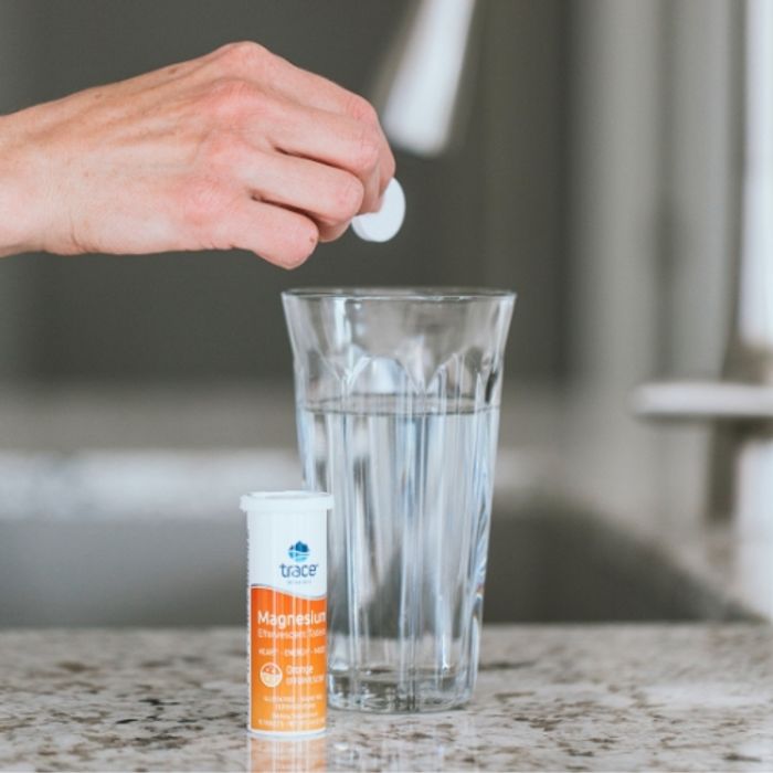 Trace Minerals Magnesium Brusetabletter Appelsin