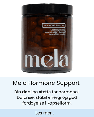 Glasskrukke med multivitamin for kvinner fra Mela