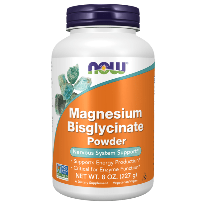 Hovedbilde NOW Magnesium Bisglycinate Pulver