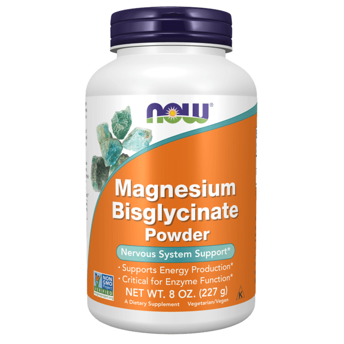 NOW Magnesium Bisglycinate Pulver