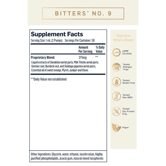 Quicksilver Dr. Shade’s Bitters No.9