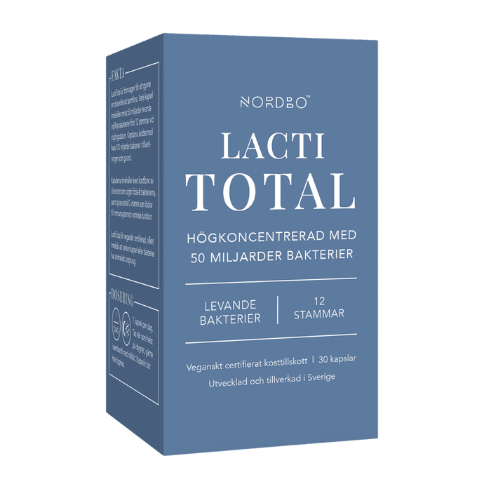 NORDBO LactiTotal 30 kapsler